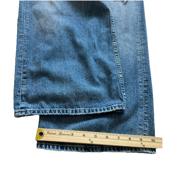 Rag & Bone Logan Wide Leg Jeans Womens 30 Distressed 100% Cotton Casual Edgy - Picture 10 of 12